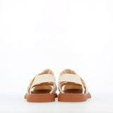 Sandalo in Melflex waterproof beige brown