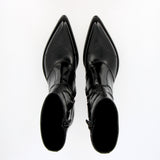 Texan Gianni Barbato Classic Vintage edition in black shiny calfskin