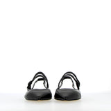 Sling Back in nappa da guanto nera