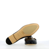 Mocassino supersoft in nappa da guanto blu navy/black
