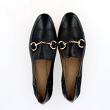 Mocassino supersoft in nappa da guanto blu navy/black