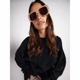 Maglione over in cashmere nero