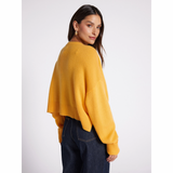 Maglione in cashmere giallo