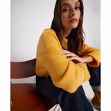 Maglione in cashmere giallo