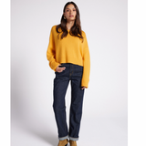 Maglione in cashmere giallo