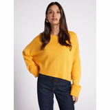 Maglione in cashmere giallo