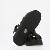 Sandalo sneaker nero su platform | 39 | 40 | 41 |