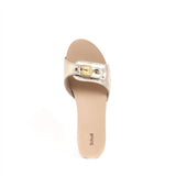 Mules Light Gold Pescura Ibiza