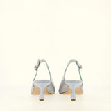 Slingback in sky blue verlux