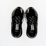 Sneaker texture elastica Nera suola speciale flex
