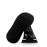 Sneaker texture elastica Nera suola speciale flex