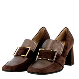 Mahogany Buckle Moccasin | 36.5 |