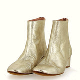 Stivaletto supersoft laminato argento effetto vintage