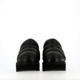 Low shoe in black nappa sheepskin