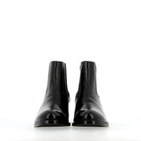 Black leather chelsea boot 