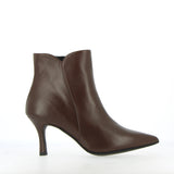 Soft brown leather ankle boot