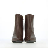 Soft brown leather ankle boot