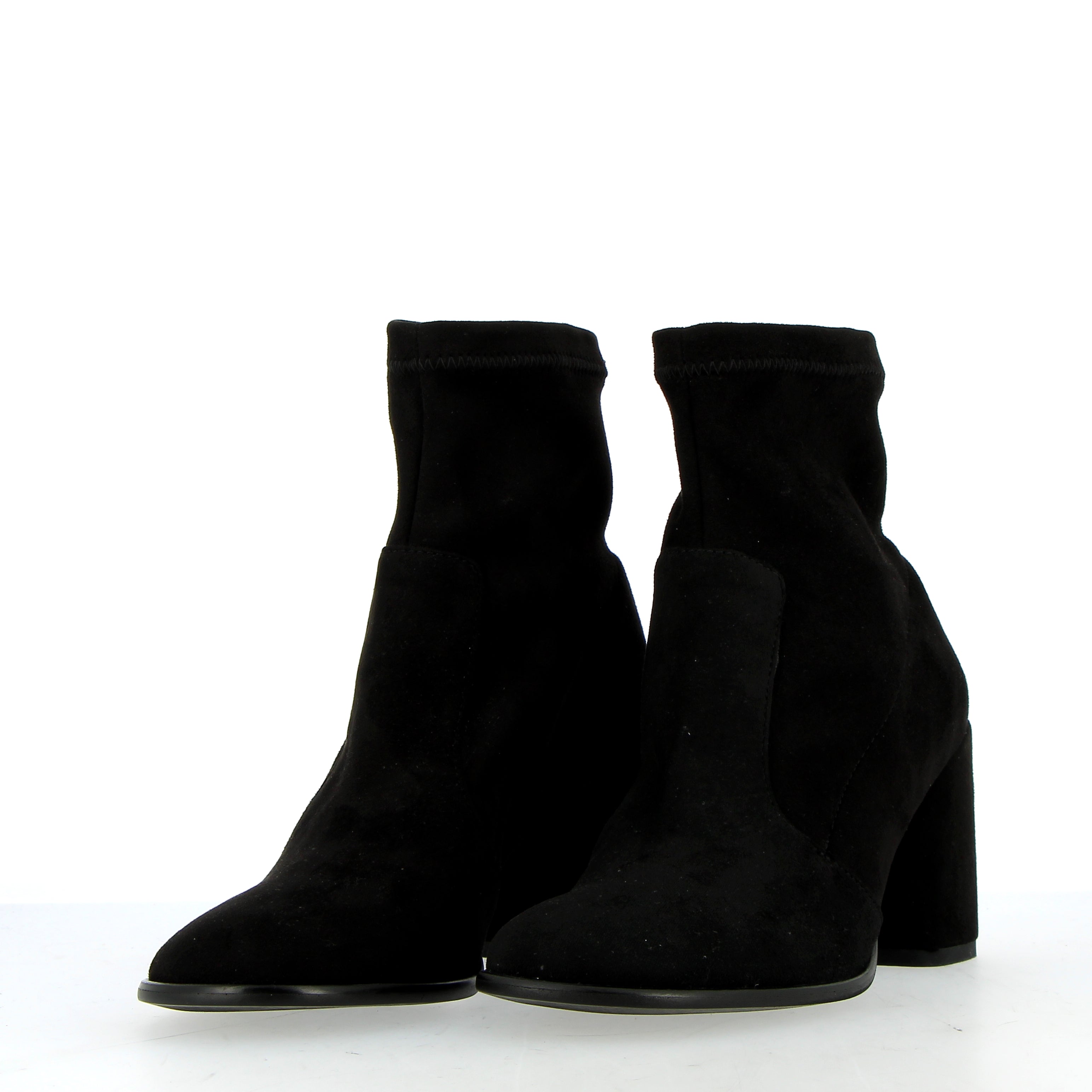 Black Stretch Ankle Boot