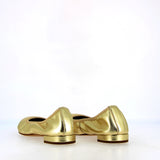 Pucker Ballerina supersoft sfoderata in nappa platino