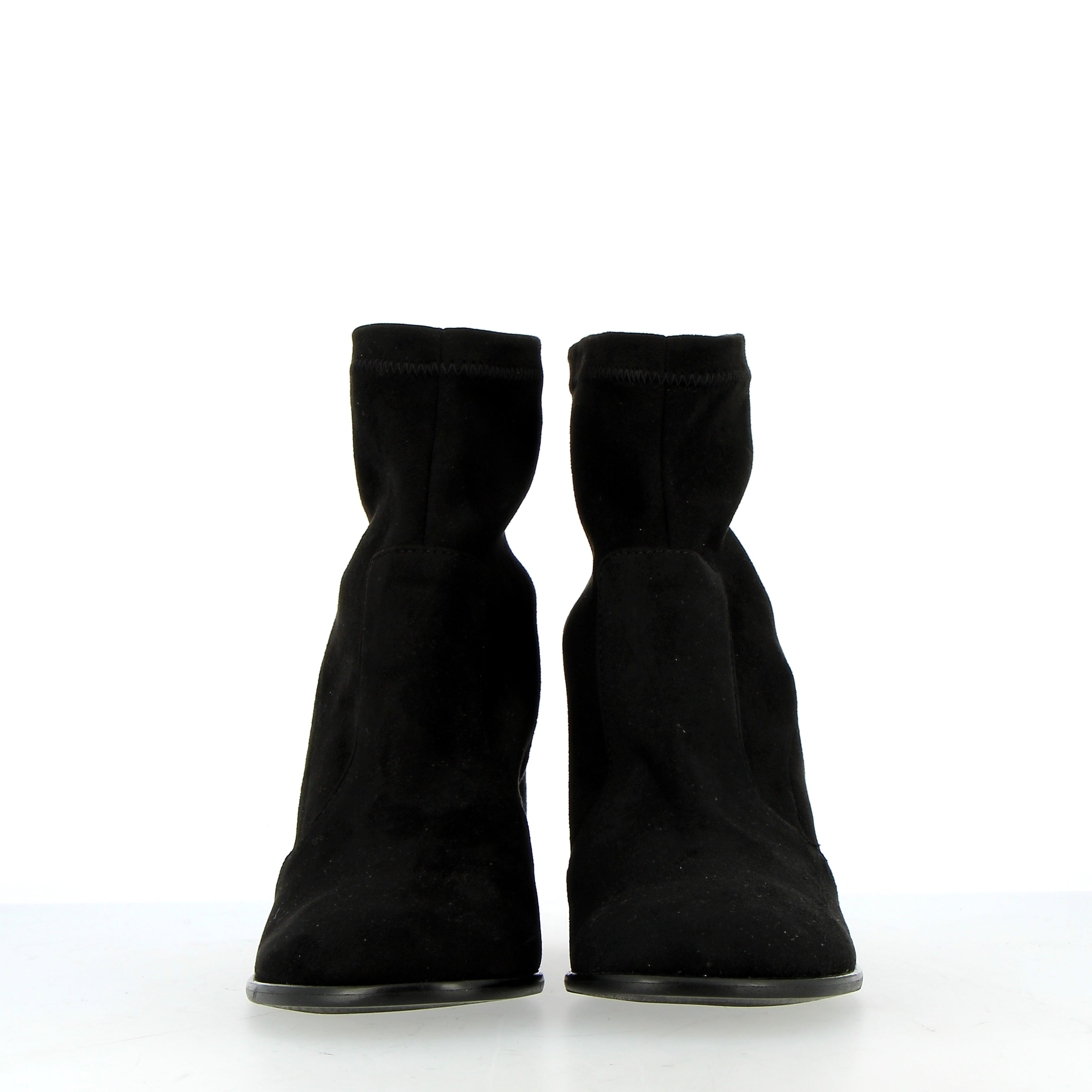 Black Stretch Ankle Boot