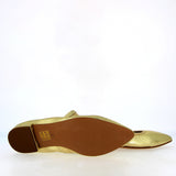 Pucker Ballerina supersoft sfoderata in nappa platino