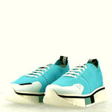 Sneaker azzurra tessuto tecnico