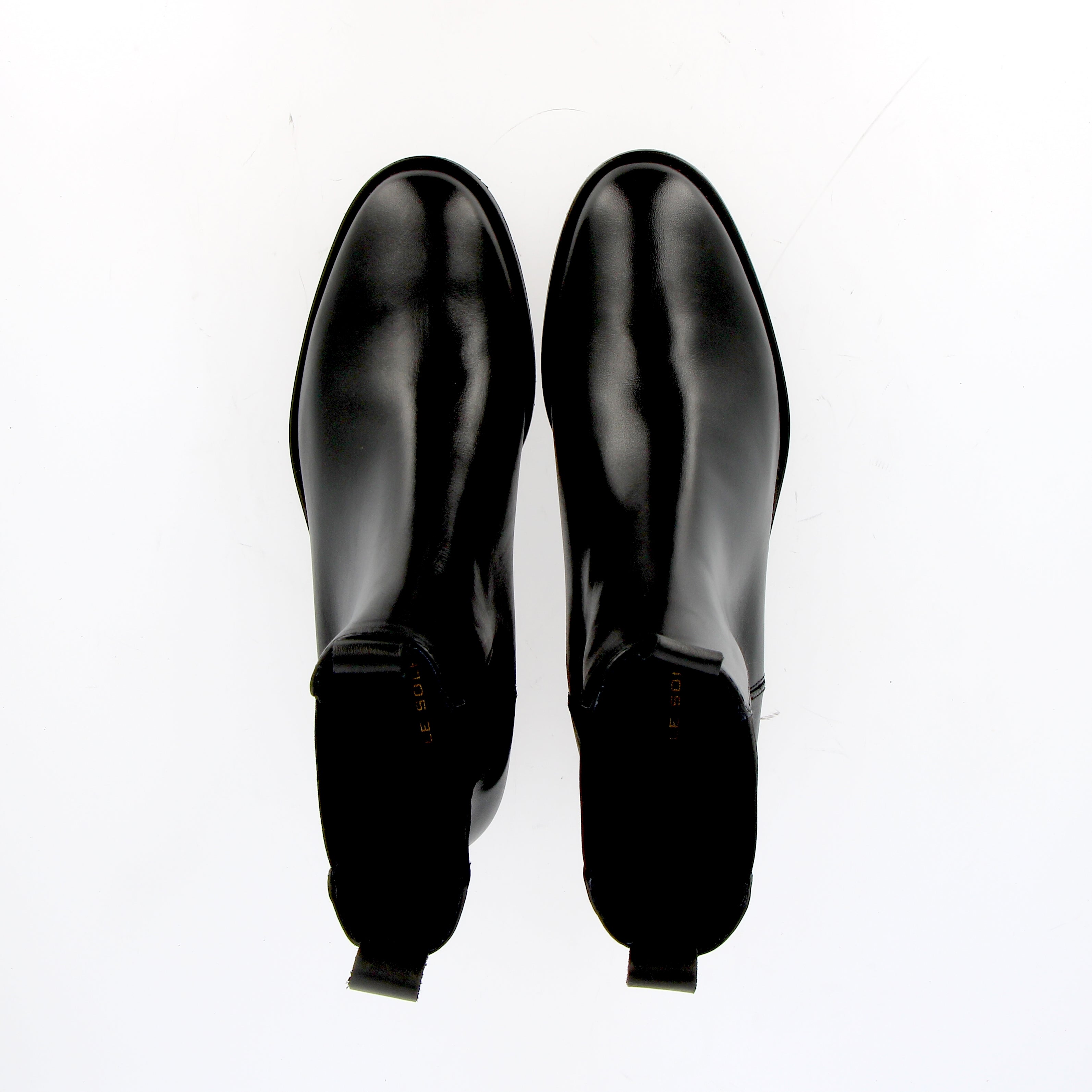 Stivaletto Chelsea in pelle nero