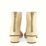 Supersoft ankle boot in tapioca leather