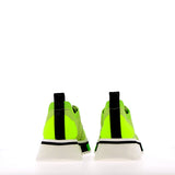 Pistachio elastic texture sneaker with superflex sole