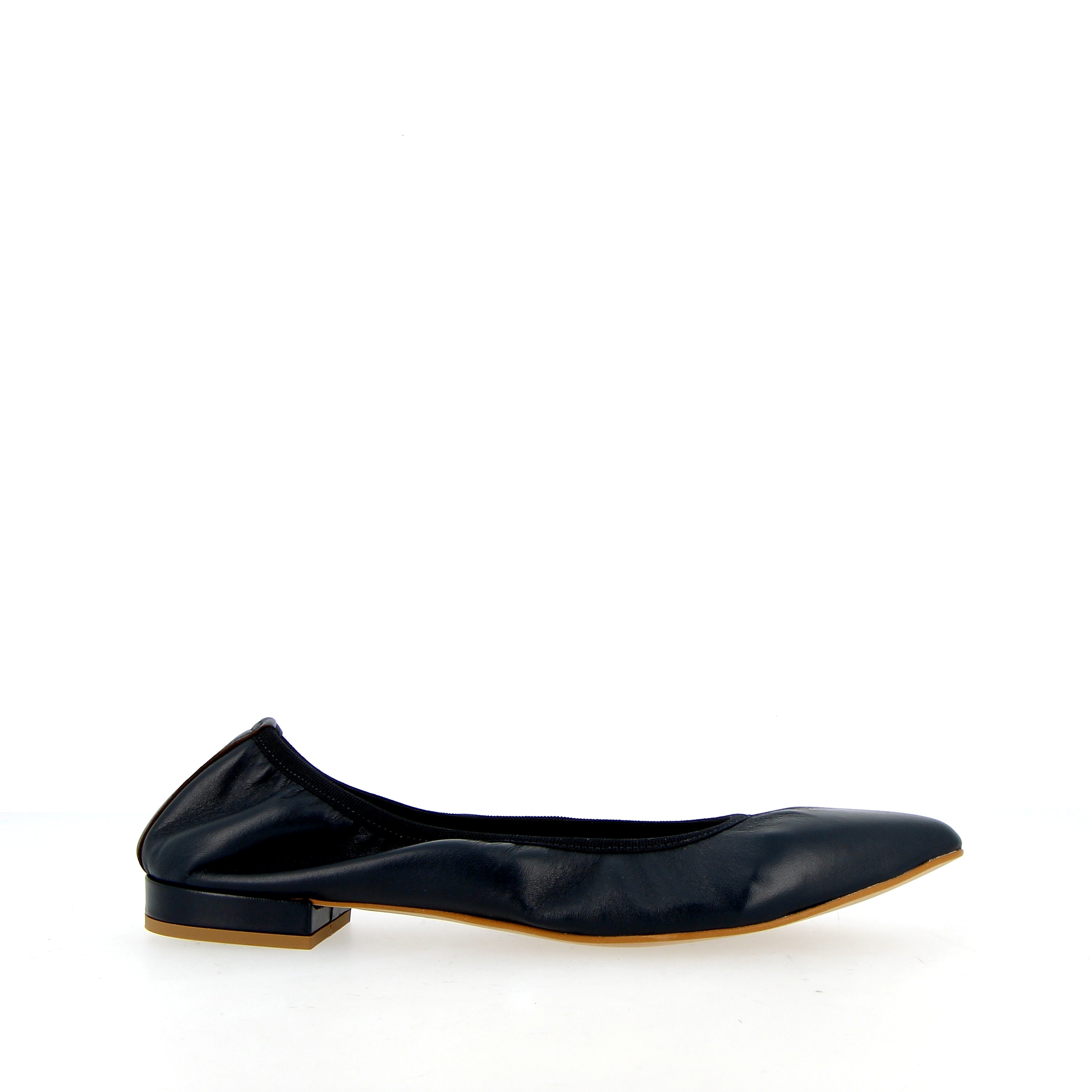 Pucker Ballerina supersoft sfoderata in nappa blu