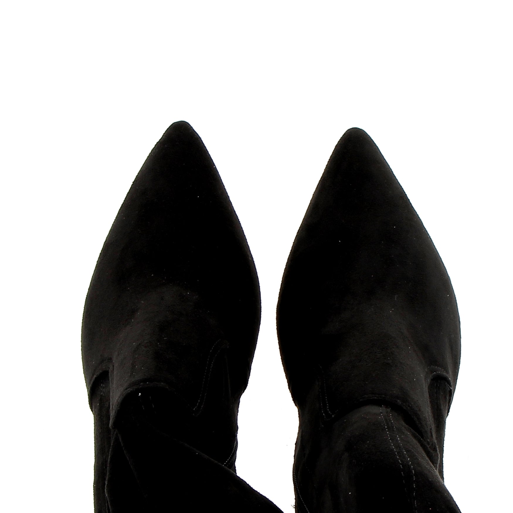 Black cuissard boot