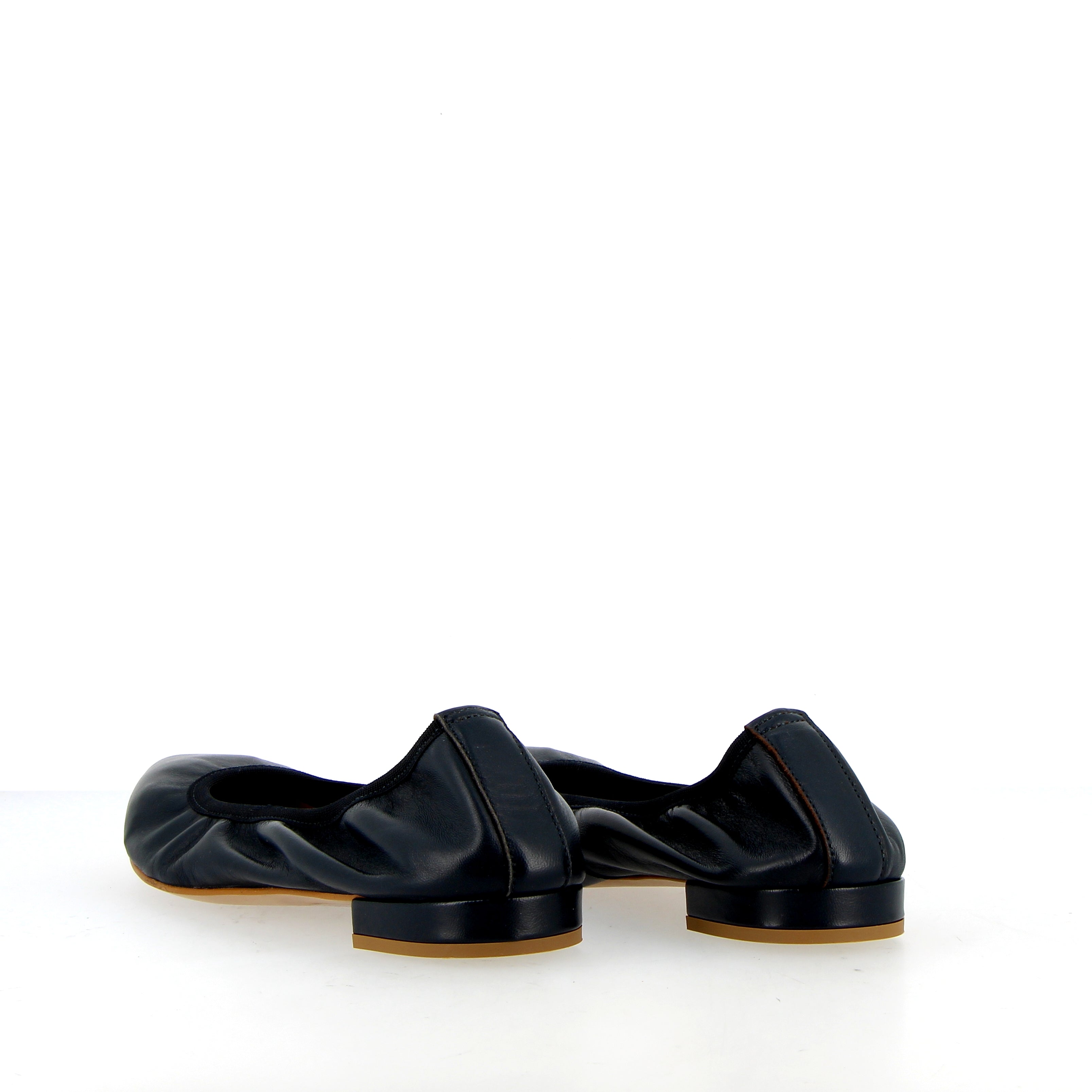 Pucker Ballerina supersoft sfoderata in nappa blu