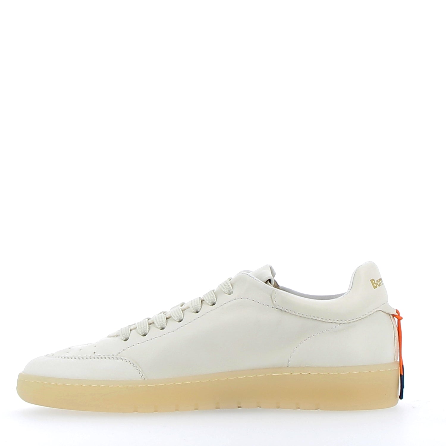 White sneaker in supersoft leather