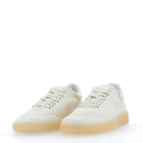 White sneaker in supersoft leather