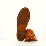 College moccasin in leather calfskin