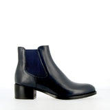 Chelsea boot in blue calfskin