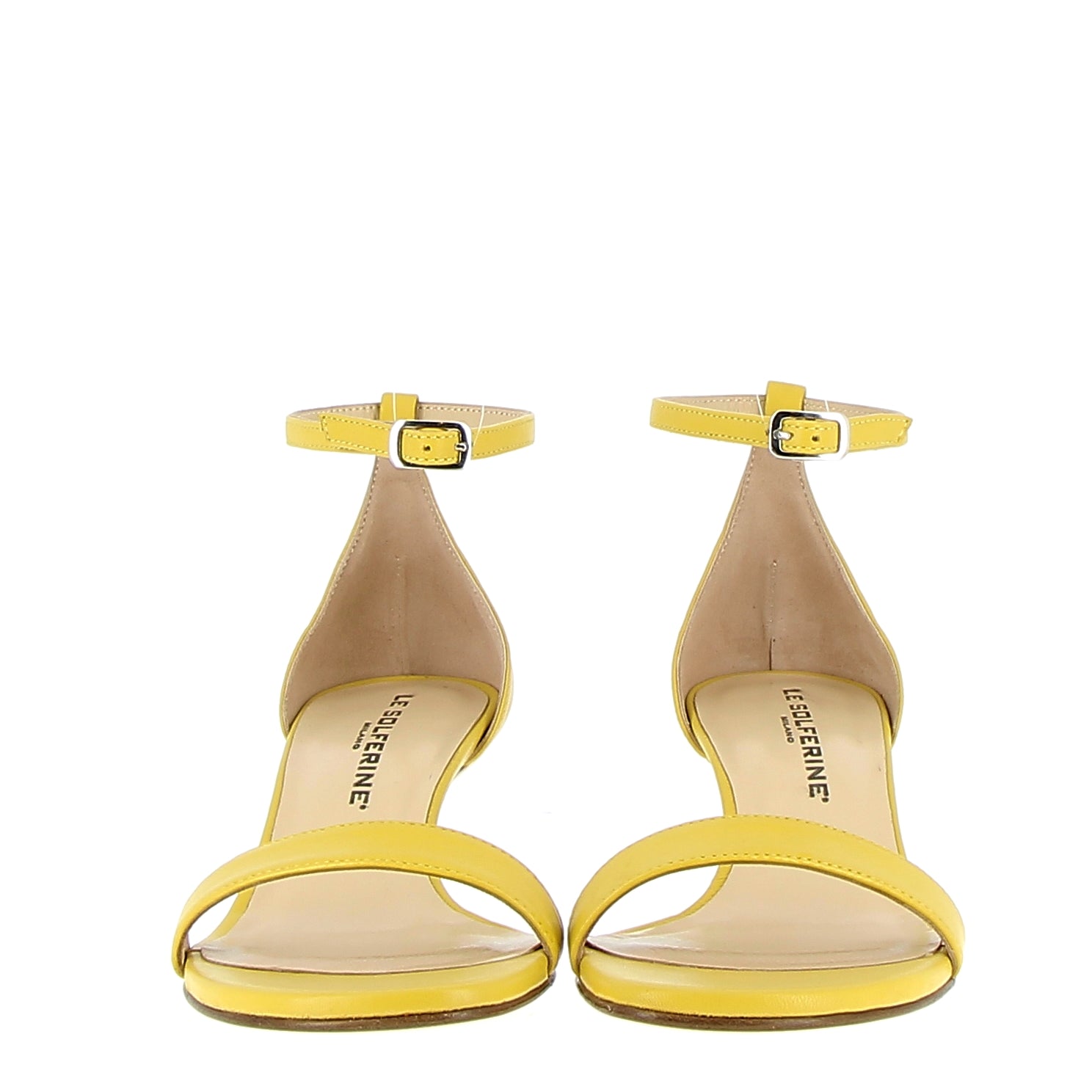 Yellow sandal with strap