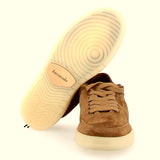 Sneaker camoscio soft nocciola