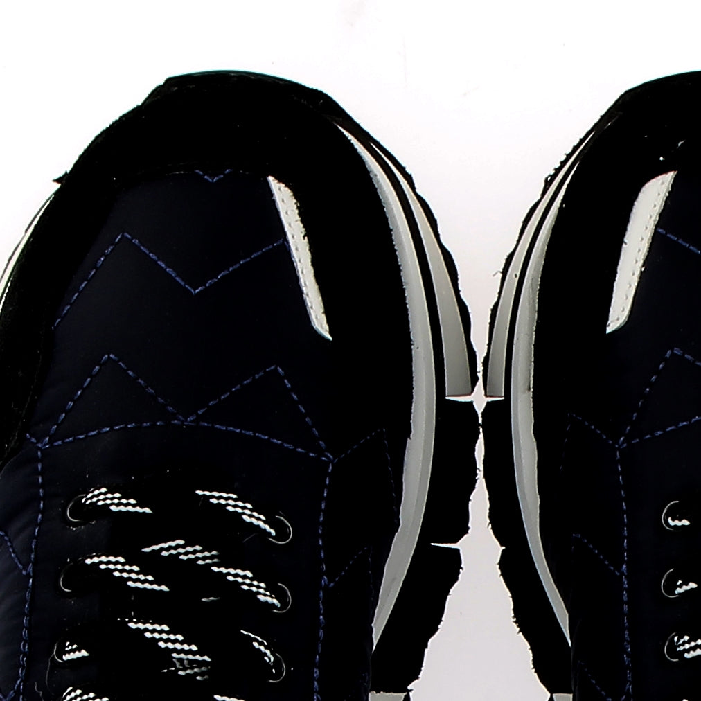 Sneaker in nylon a piumino blu