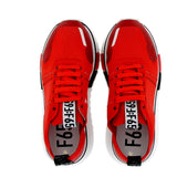 sneaker texture elastica rossa suola flex