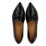 Black loafer in supersoft glove nappa leather