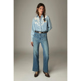 Frankie Shirt Blue Mustang