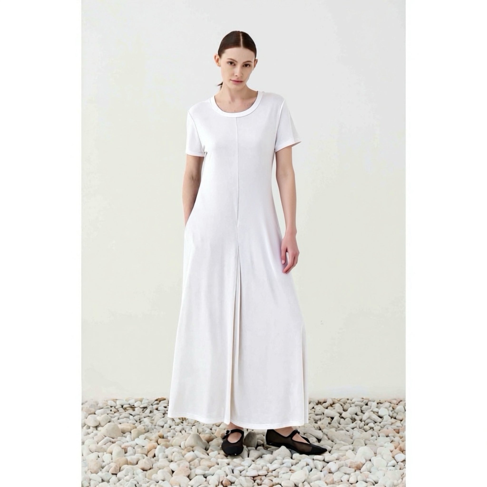 White long dress