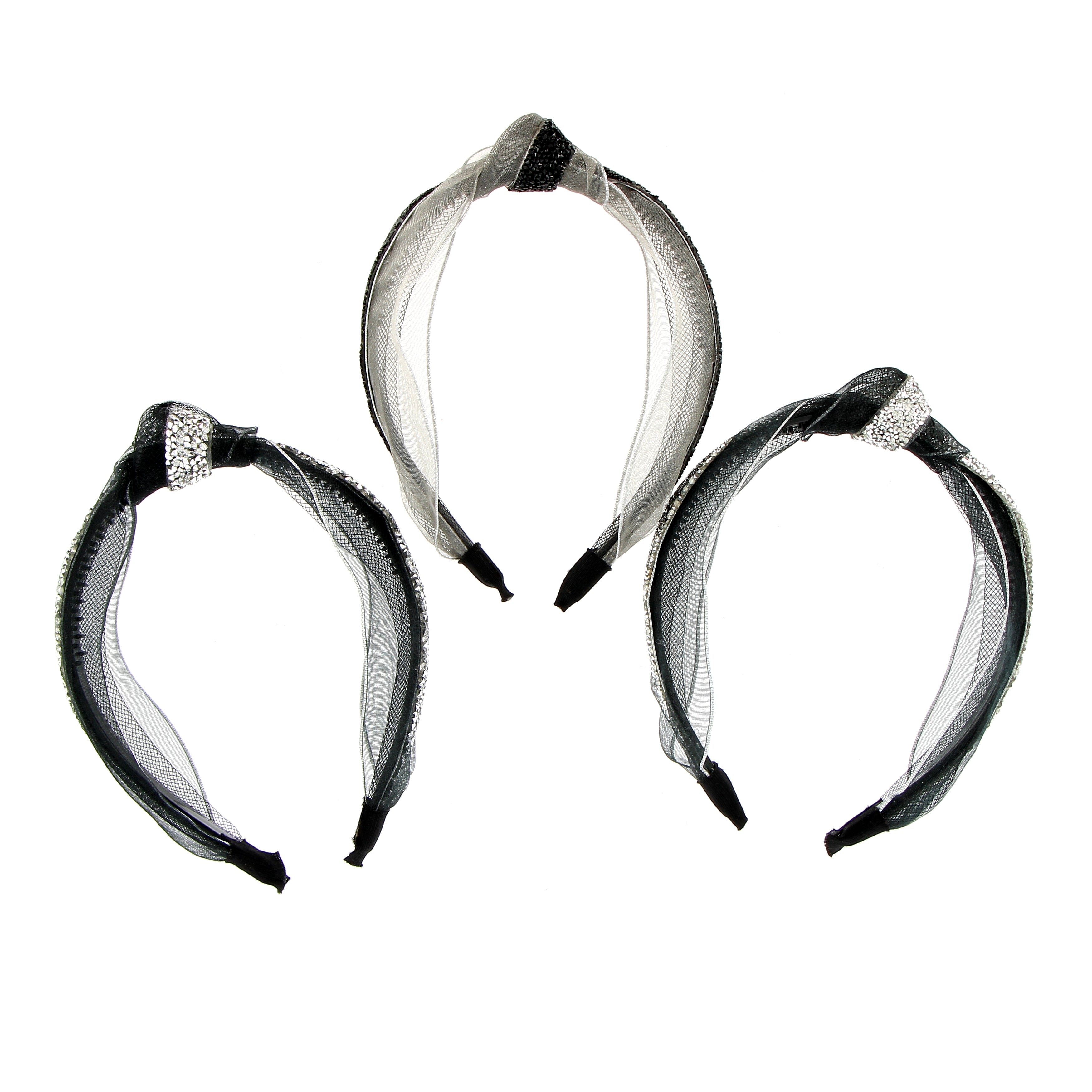 Headband with rhinestones