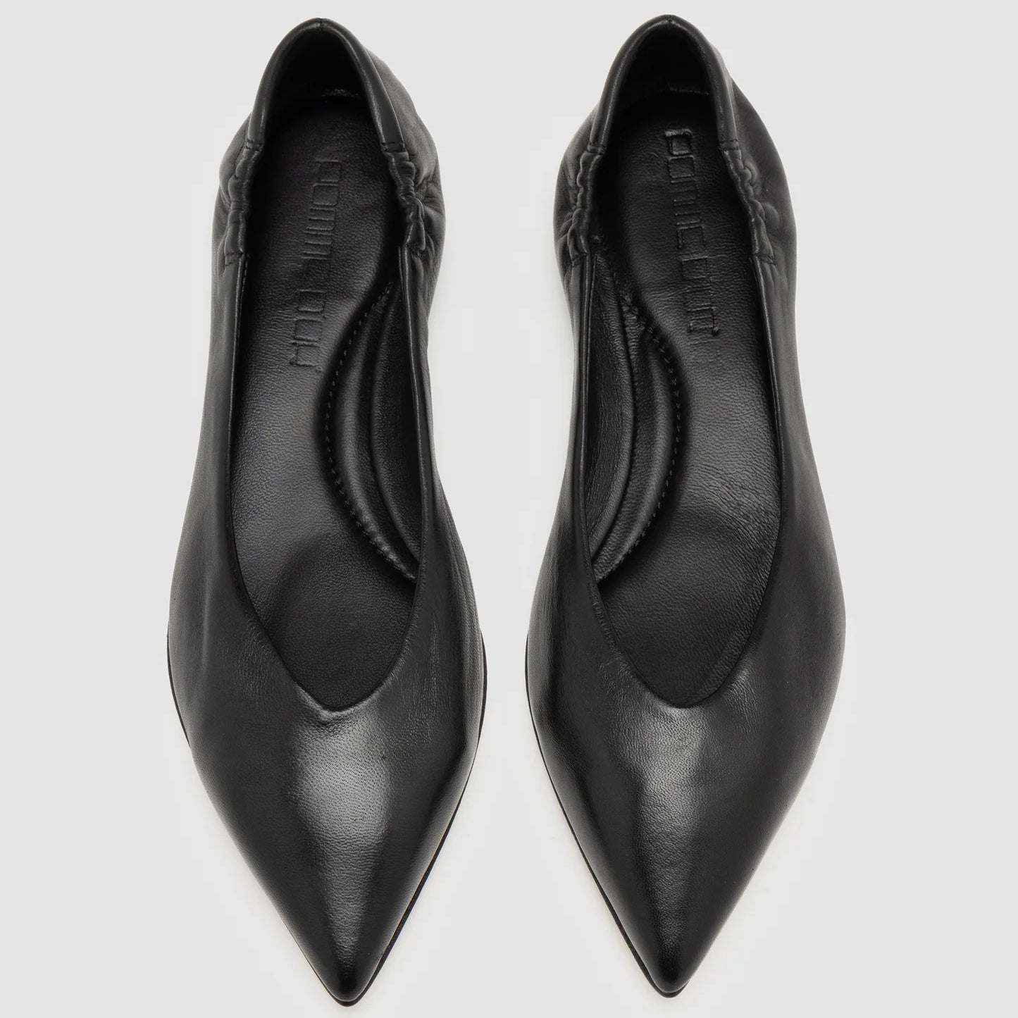 ballerina in nappa da guanto supersoft nera