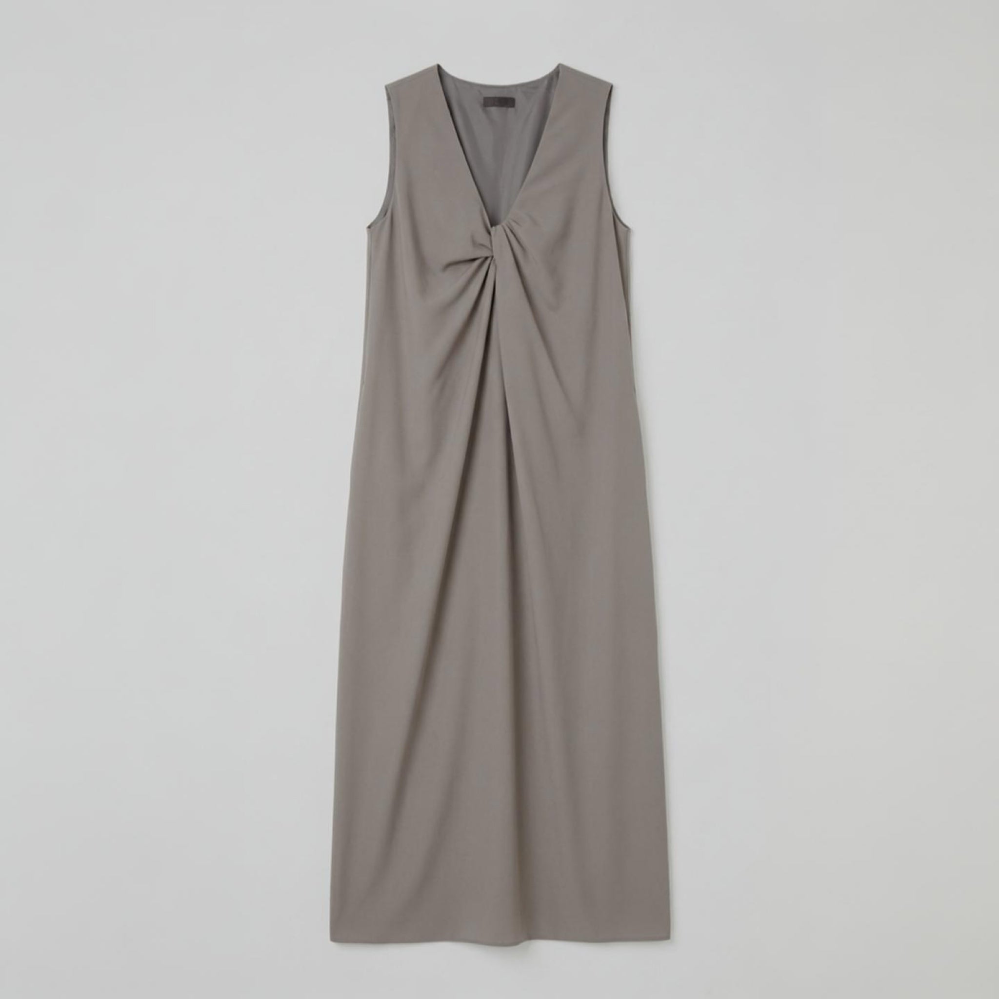 Gray dress with knot