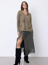 Beige cashmere sweater