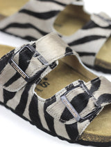 Amalia Sandalo basso con cintuirini zebra