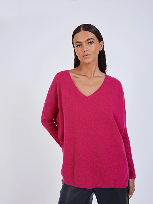 Framboise cashmere sweater