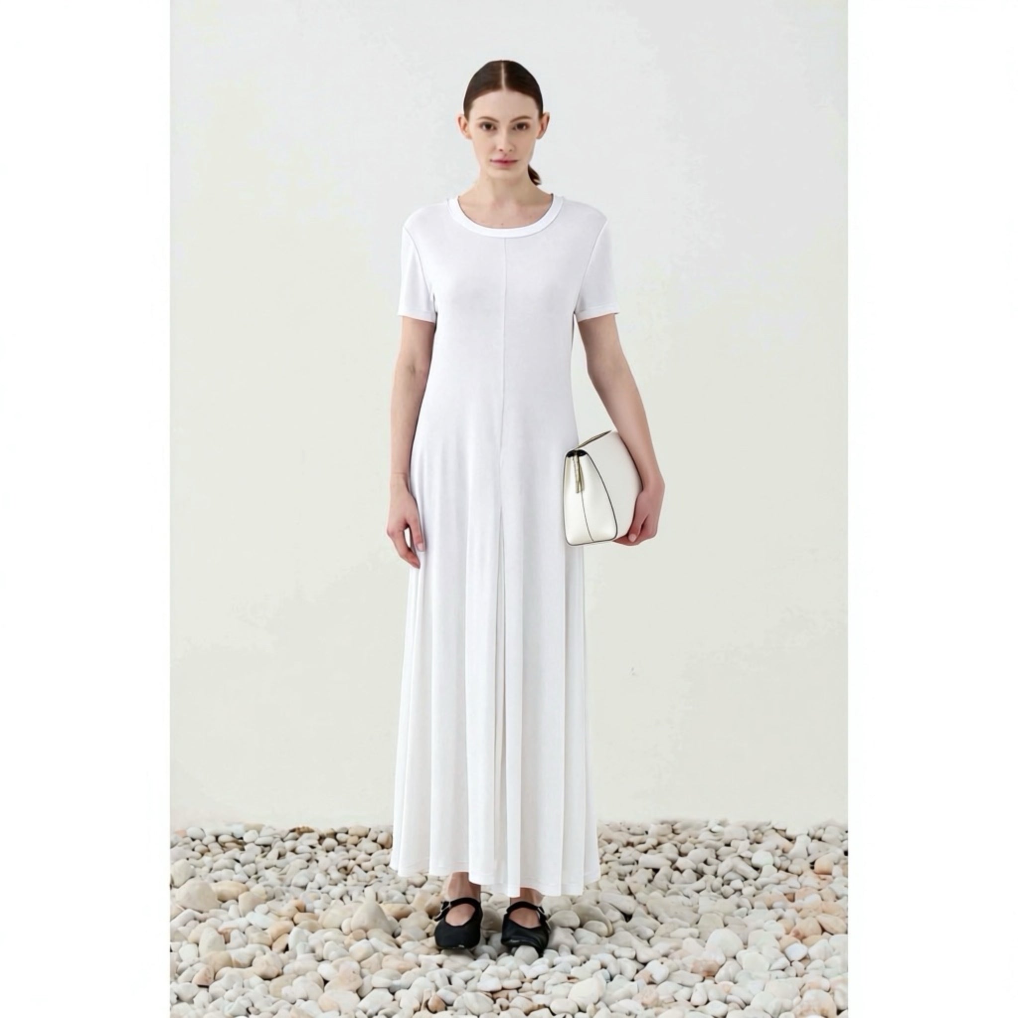 White long dress